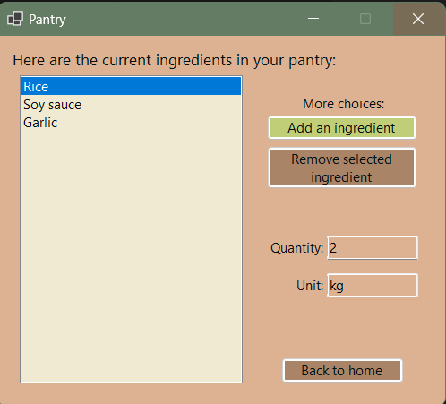 pantry page